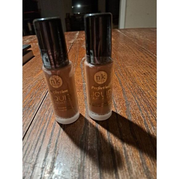 New Lot of 2 Sealed NK Makeup Perfection Liquid Foundation FFPF10 Mahogany - Picture 3 of 4